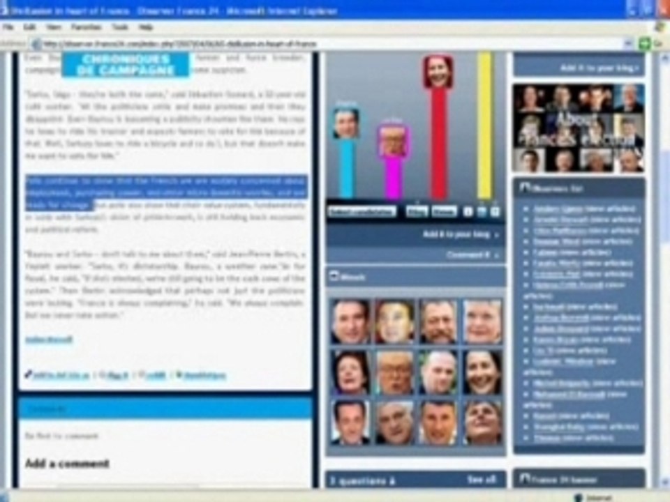 CONTRIBUTIONS OBSERVER 15/04/07