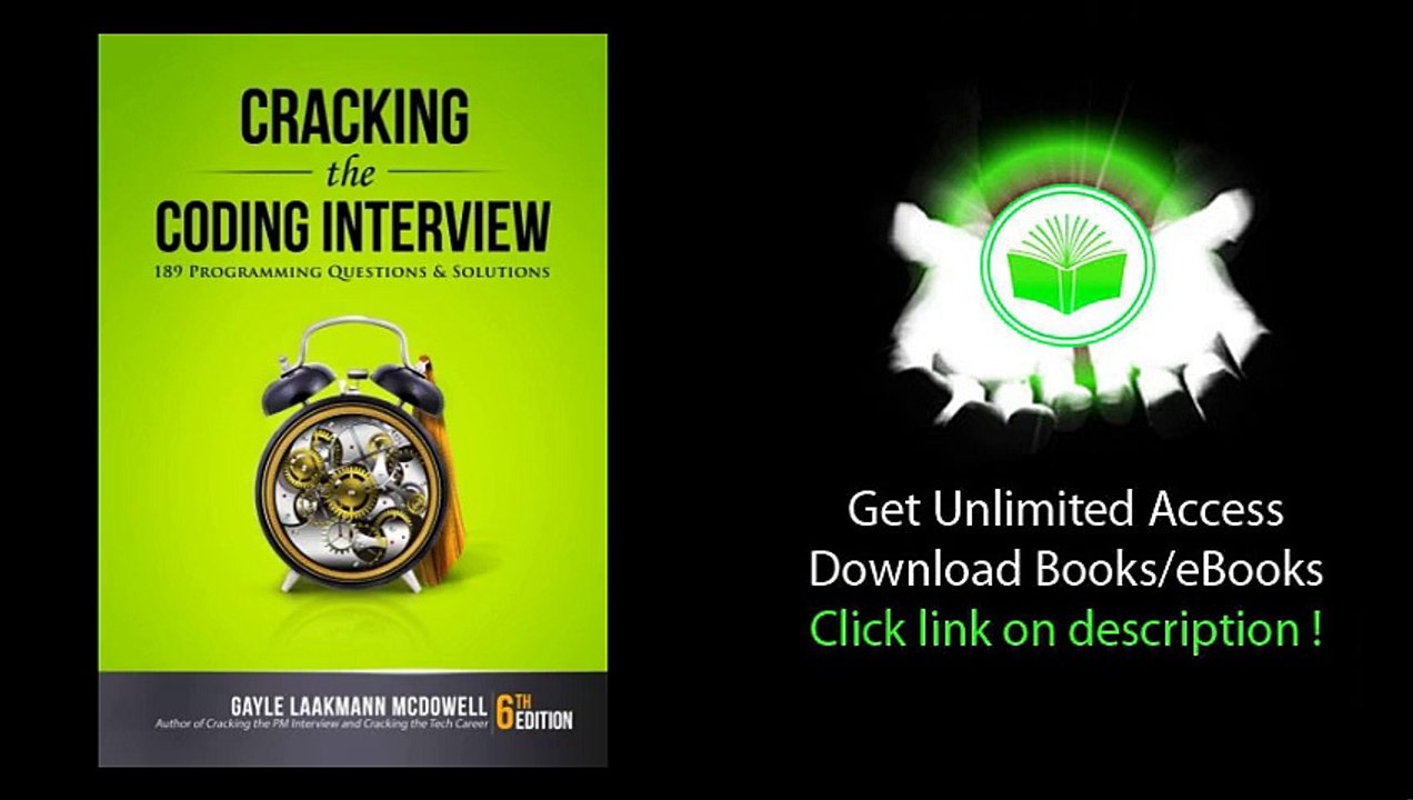 PDF DOWNLOAD Cracking the Coding Interview 6th Edition 189 Programming Questions and Solutions