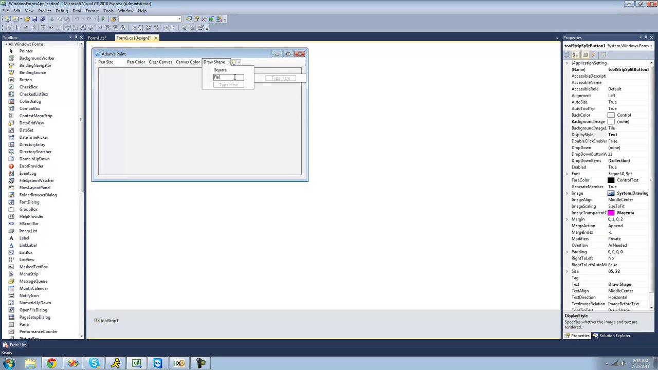 131 - Project 2 Paint Program, pt 4