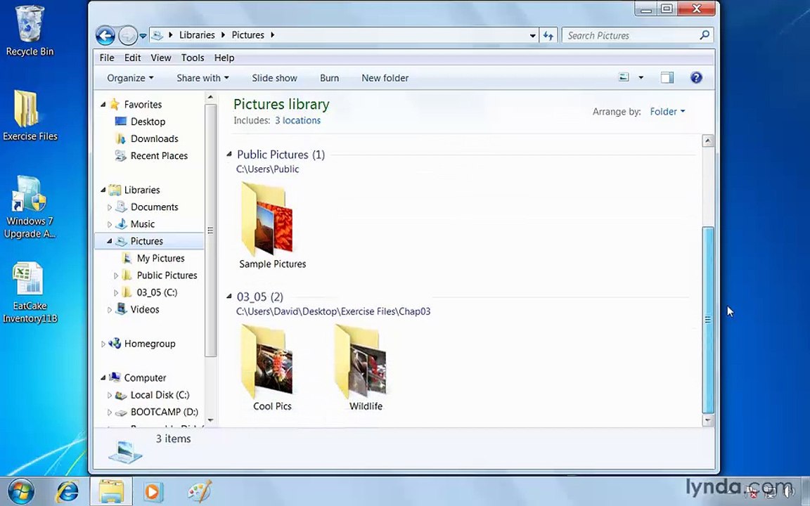 Windows 7 libraries