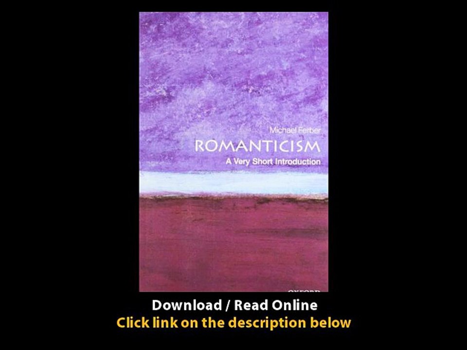 Download PDF Romanticism A Very Short Introduction
