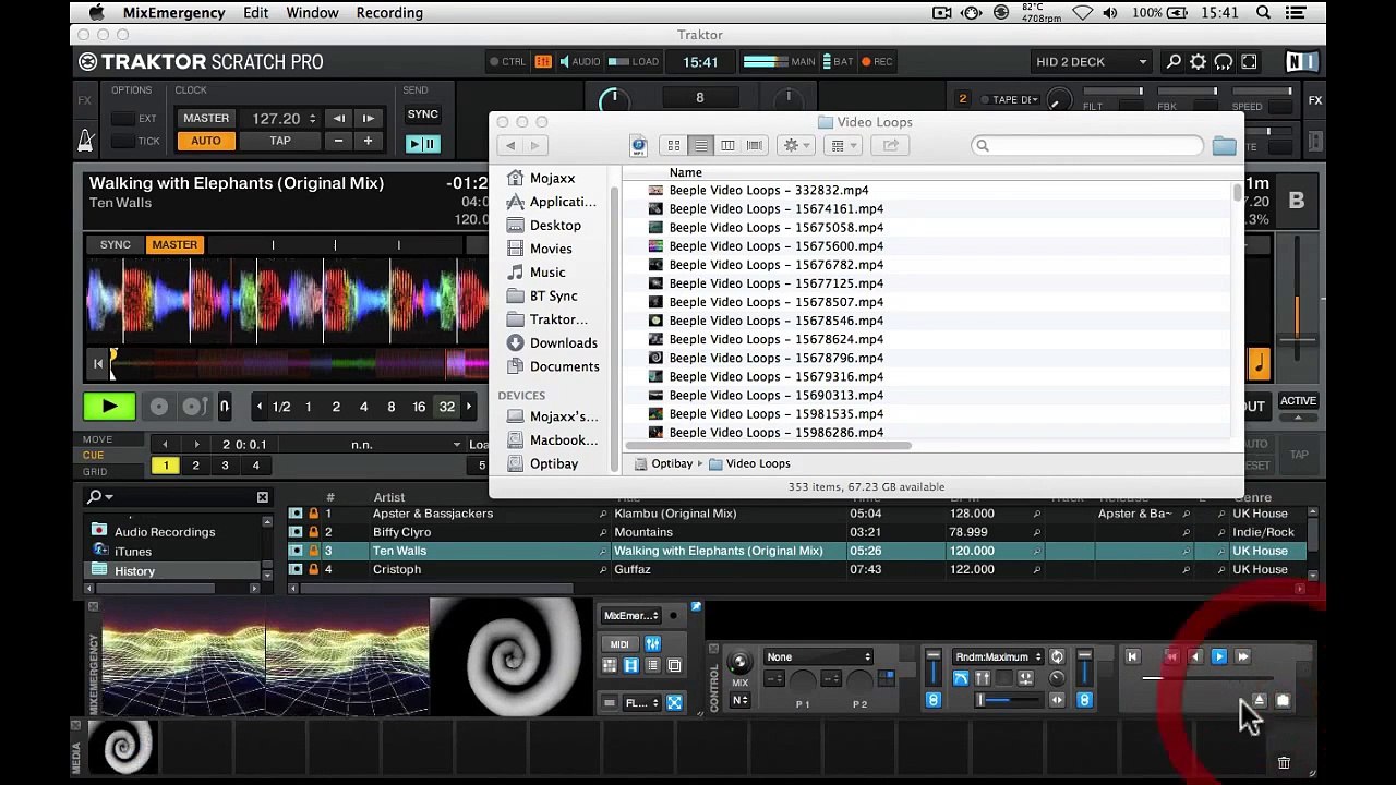 Mixing Visuals and Audio With MixEmergency and Traktor
