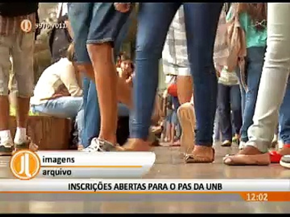 INSCRIÇÕES ABERTAS PARA O PAS DA UNB
