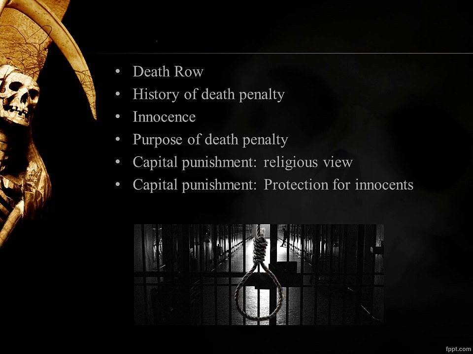Death Penalty Research Paper Writing Ideas