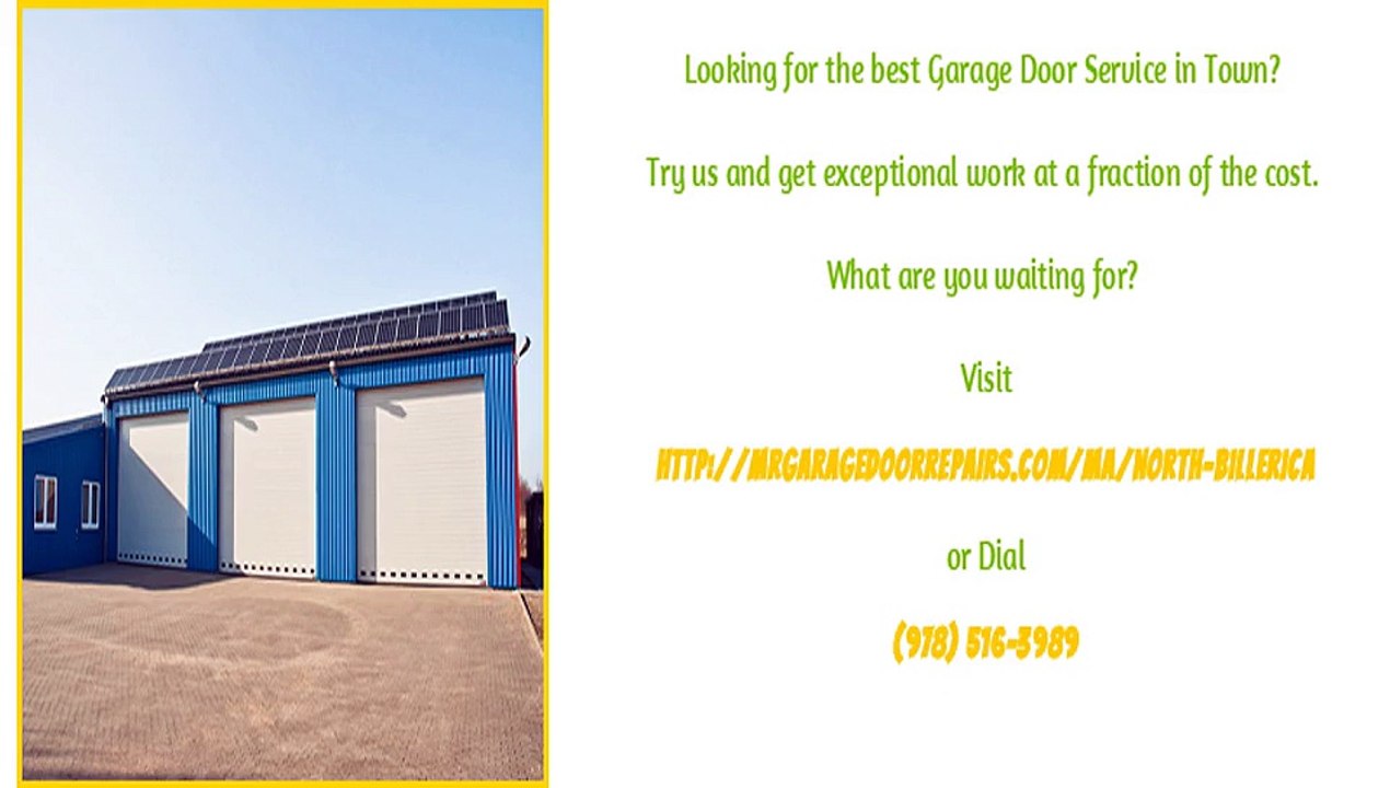 Garage Door Repair Services in North Billerica, MA