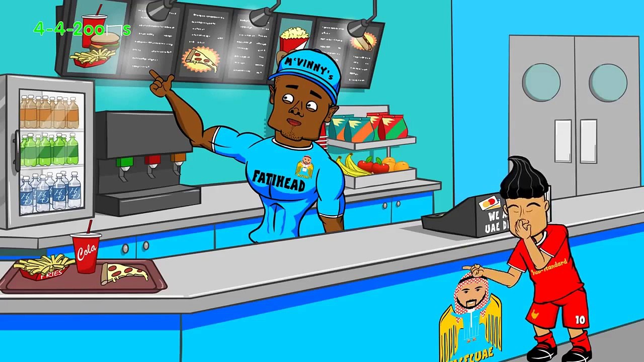 KOMPANY SLICE by 442oons Coutinho Man City football cartoon