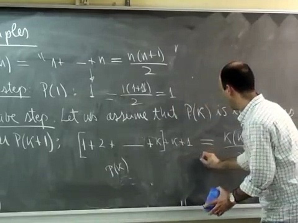 DISCRETE MATHS -- INDUCTION AND RECURSION -. LECTURE 1.
