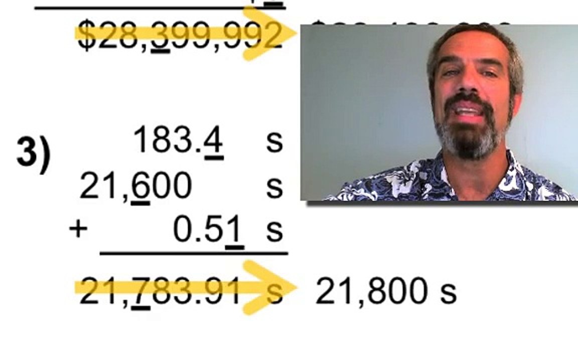 SIGNIFICANT FIGURES CALCULATIONS IIB