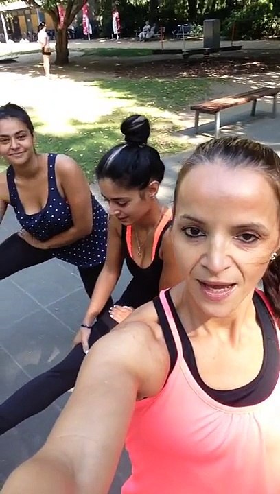FitnessbyMarlene  vacation workout in the park ideas