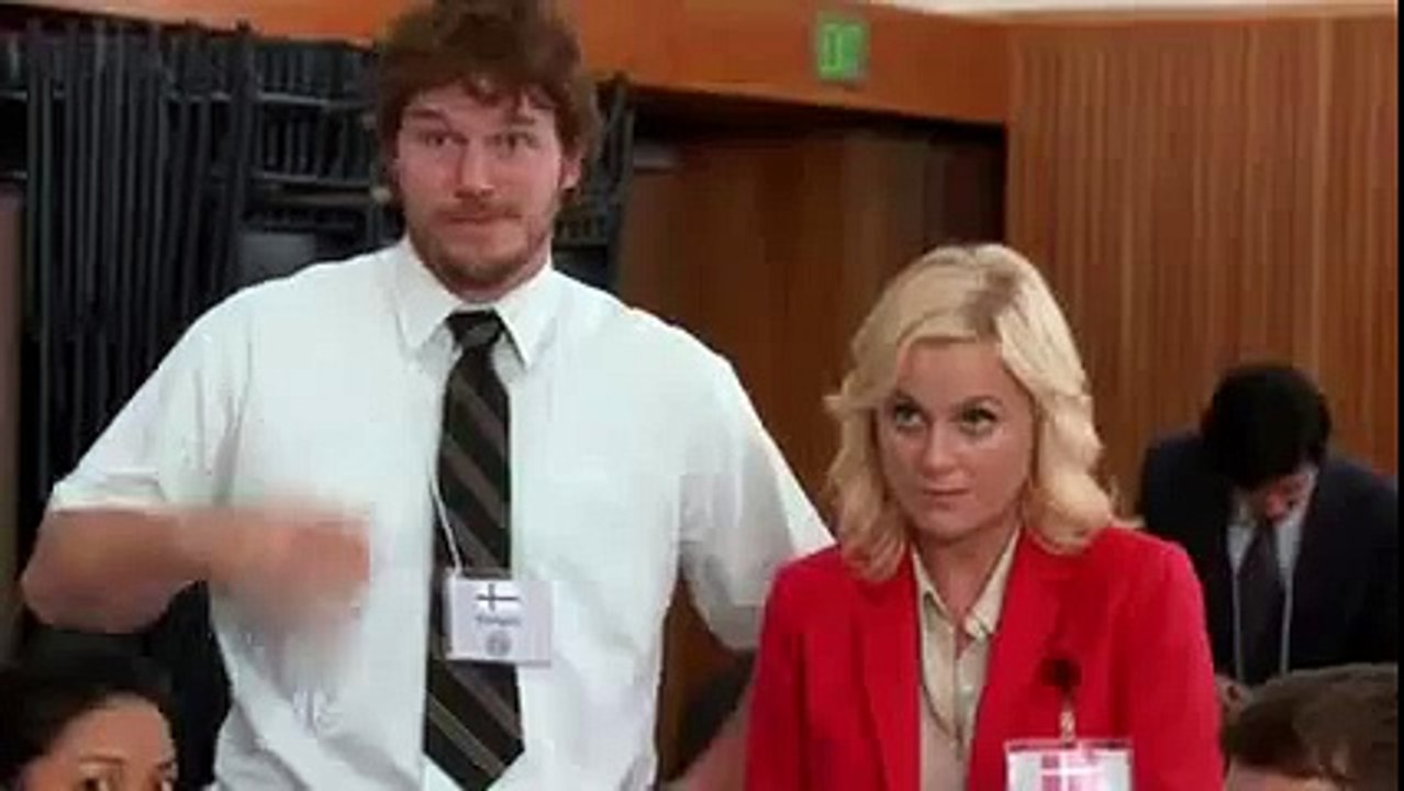 Leslie Knope gets out of control at Model UN Meeting on Parks and Recreation