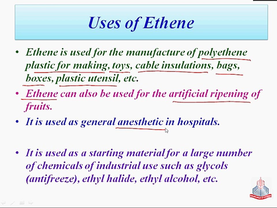 Uses of Ethene in Hydrocarbon Chemistry 🌱