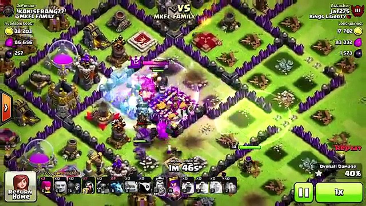 Clash Of Clans - "GIANTS IN TITANS & CHAMPION RAIDS!!"(KINGS OF CLASH)