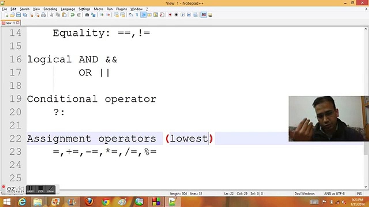 4 CPP-DATATYPES OPERATORS IN HINDI