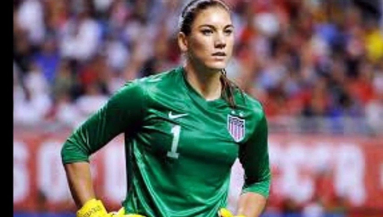 Beautiful female  football players