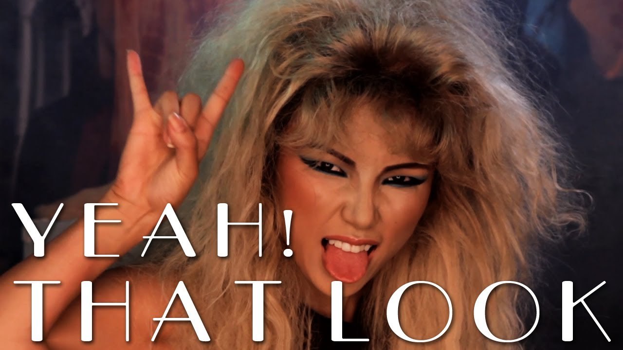 80s Inspired Rock Makeup