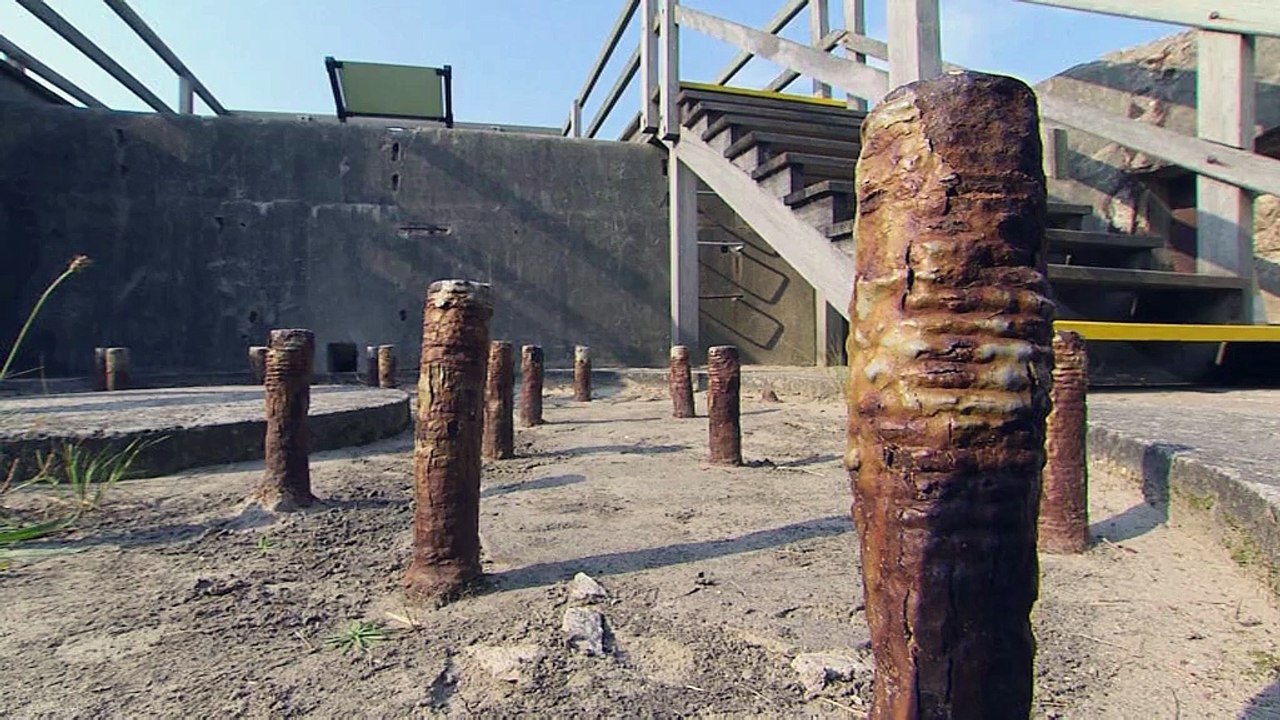 Les vestiges du mur de l'Atlantique