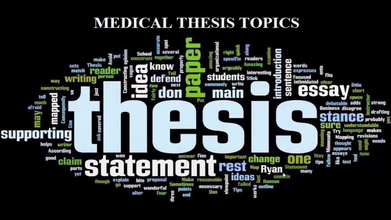 Medical Thesis Topic output - Latest Medical Thesis Topics