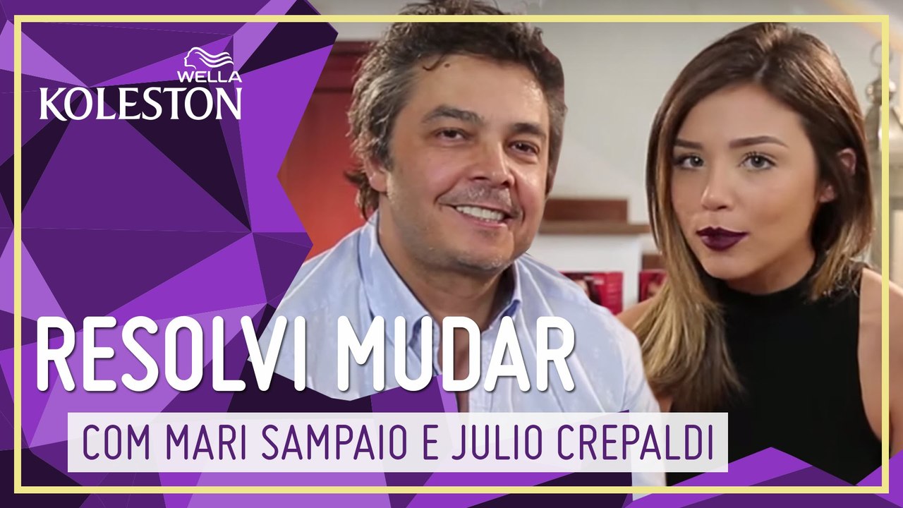 PERGUNTAS E RESPOSTAS NA HORA DE VIRAR RUIVA COM MARI SAMPAIO E JULIO CREPALDI | RESOLVI MUDAR