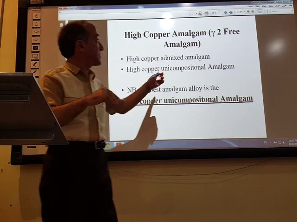 lecture 2 - Dental amalgam