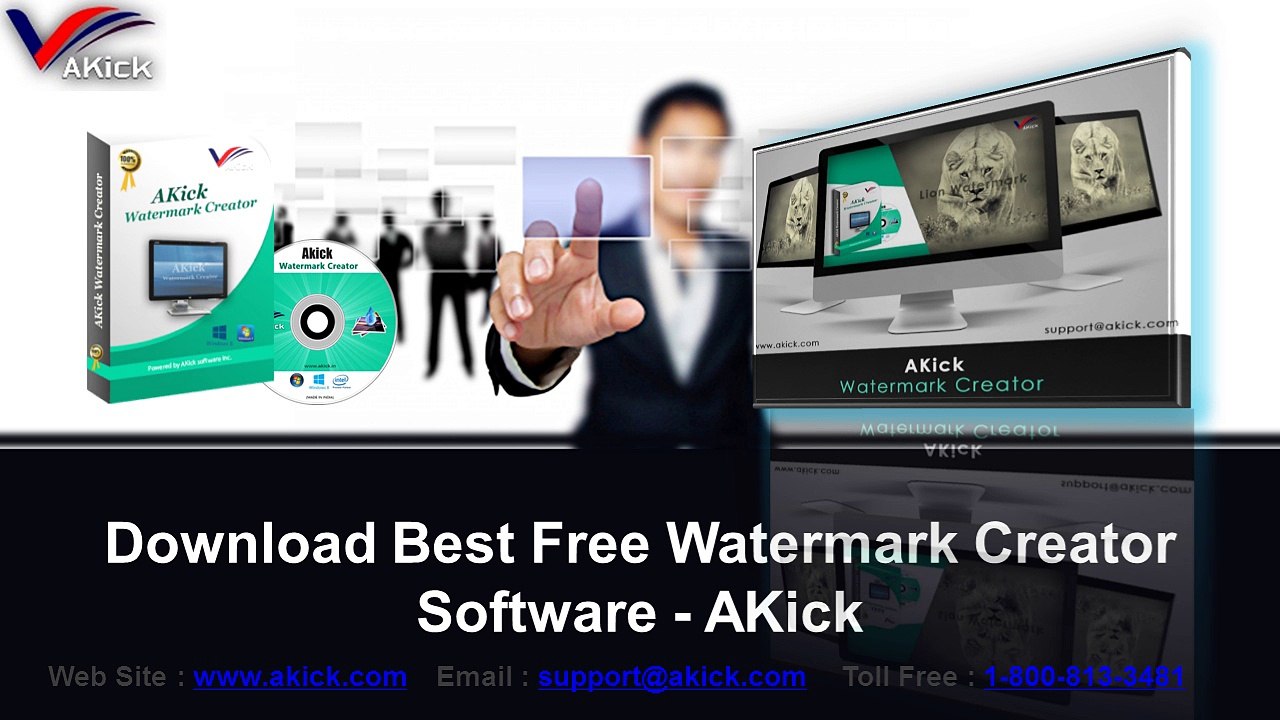 Download Free Watermark Creator Software - AKick