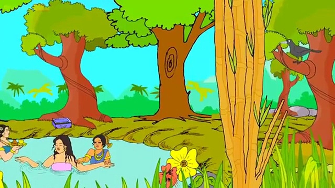 Crow And Snake - Panchatantra In Malayalam - Cartoon