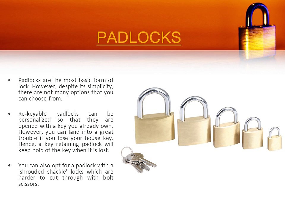 Different Types of Locks  in Denver