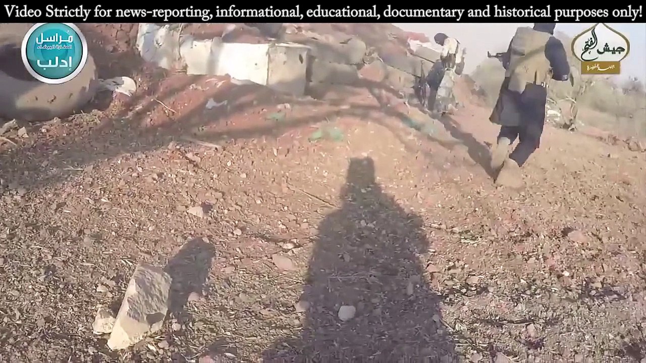 Syria 2015 HD GoPro Helmet Cam Combat Footage From Idlib