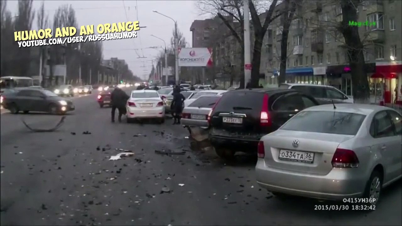 Столкновение 5 машин