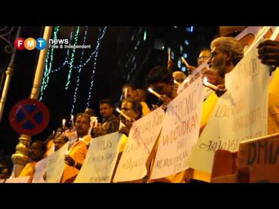 Hindraf candle light vigil