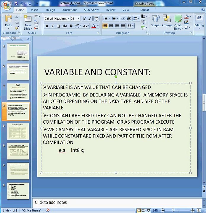 lec2_chap1.3 variables constant and additons