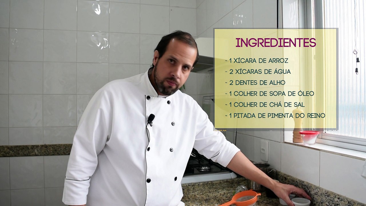 Arroz com alho - Receita fácil e prática - Cozinha prática