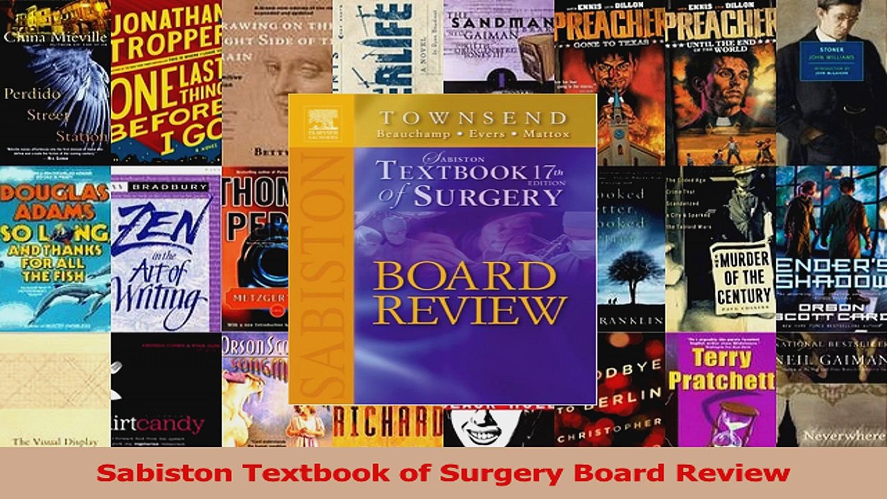 Sabiston Textbook of Surgery Board Review Read Online