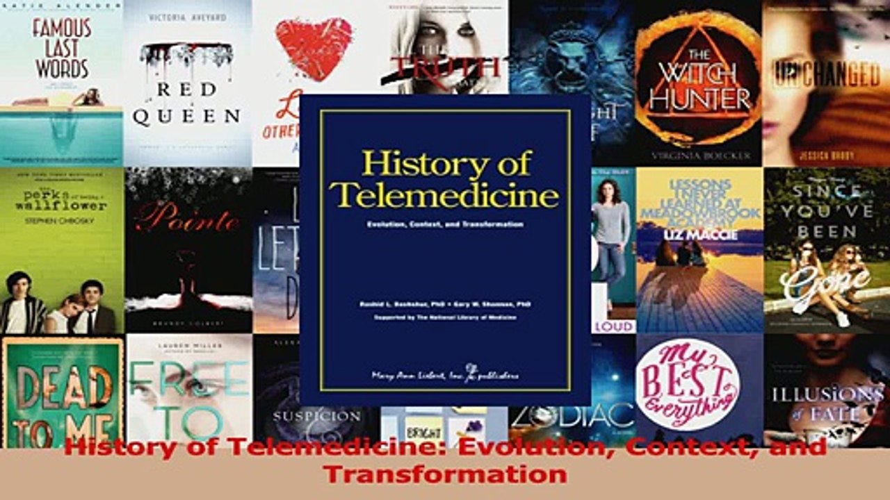 History of Telemedicine Evolution Context and Transformation Download
