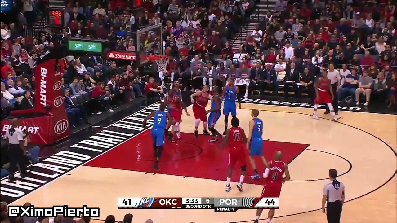 Oklahoma City Thunder vs Portland Trail Blazers -