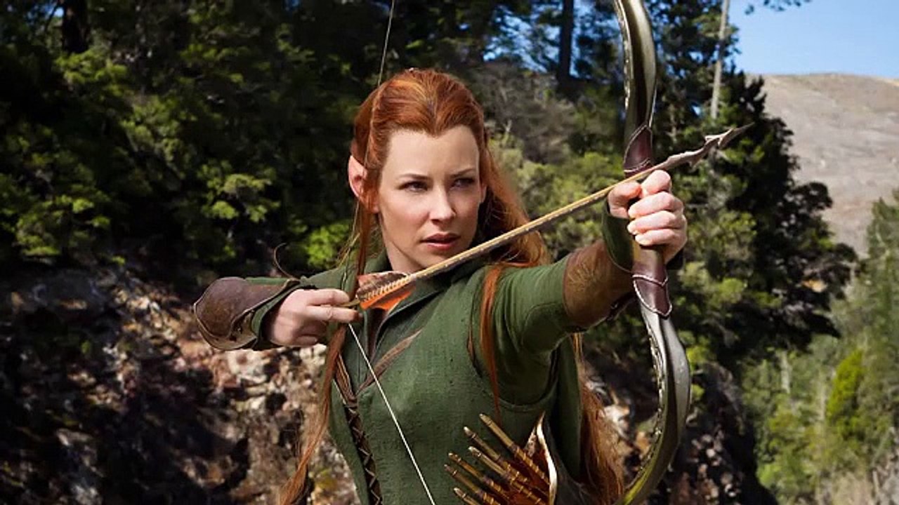 Evangeline Lilly's Ear - CONAN on TBS