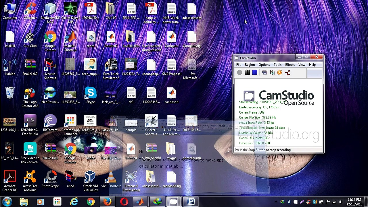 CGPA Calculatore in matlab- Part 1