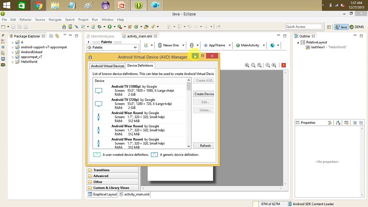 How To Create AVD Android Virtual Device