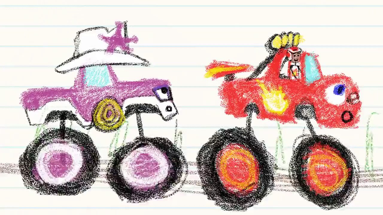 Blaze | Blaze and the Crayon Adventure! | Jr.