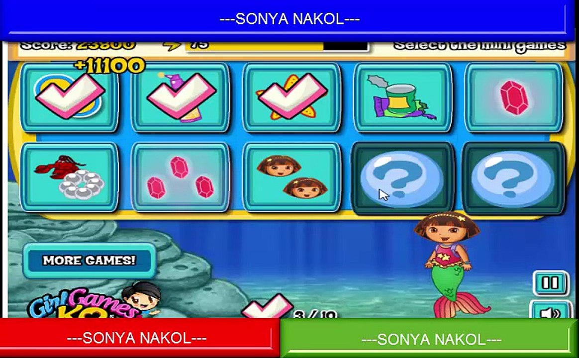 actividades de sirena de dora