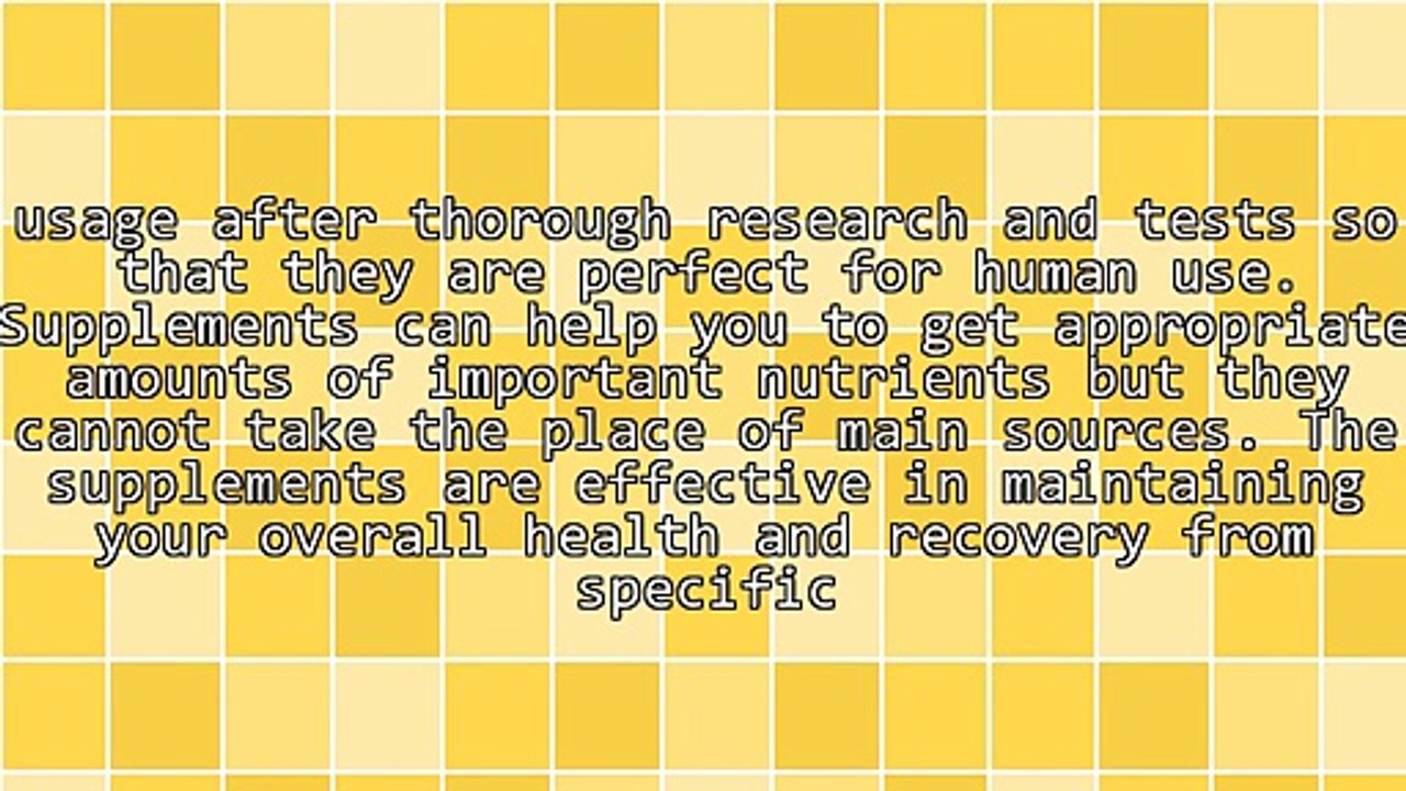 Why Use Health Supplements?