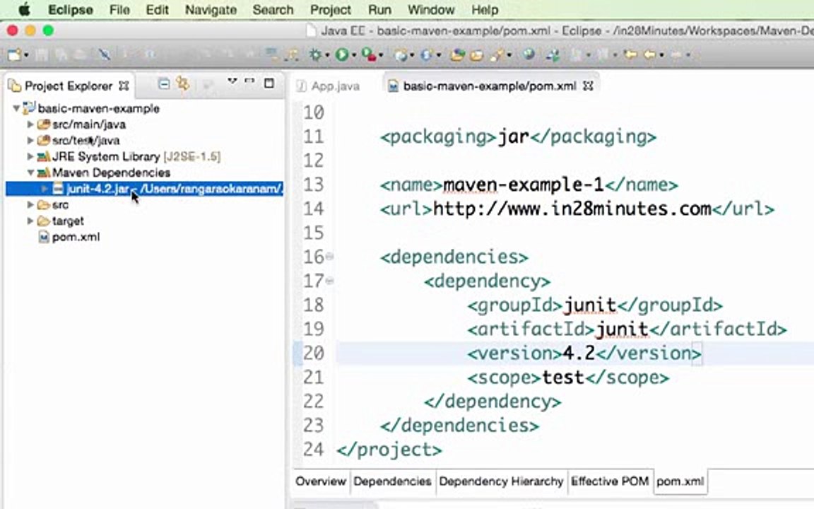 Maven Tutorial for Beginners  with Eclipse [Low, 360p]_clip3