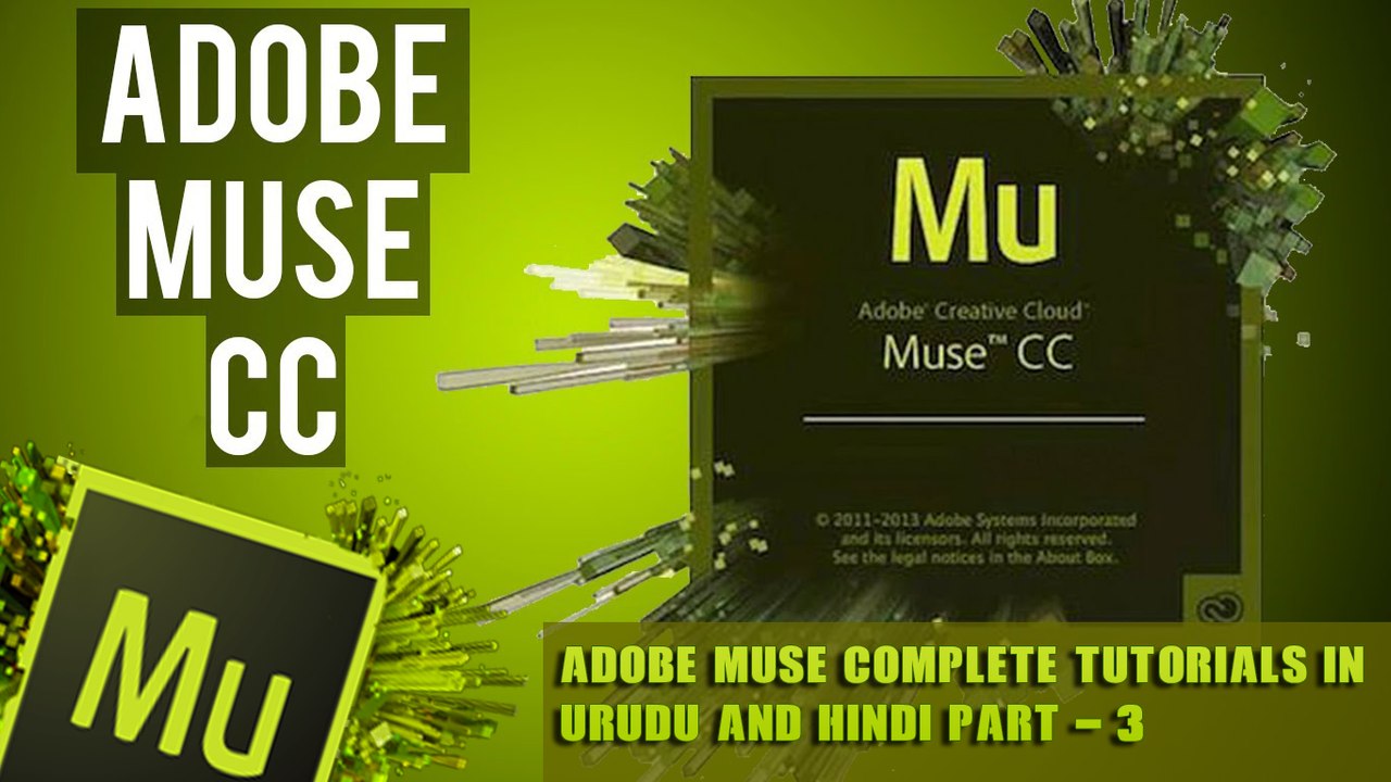 Adobe muse complete tutorial in urdu/hindi part 3