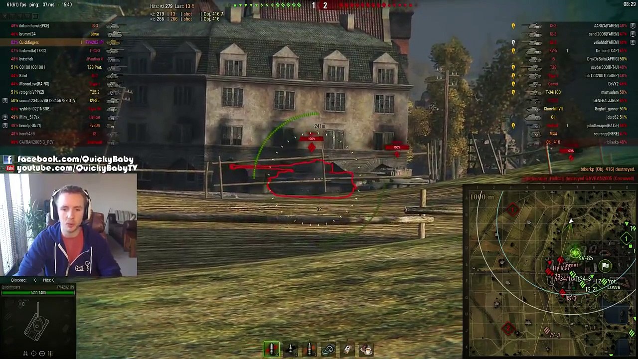 World of Tanks || FV4202 (P) 2897 EXP. Video