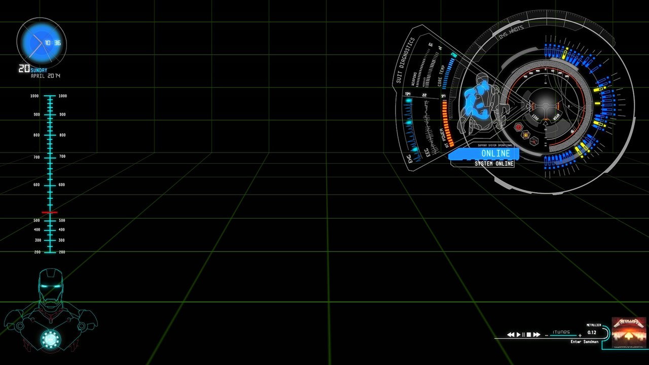 Iron Man HUD - Motion Graphics