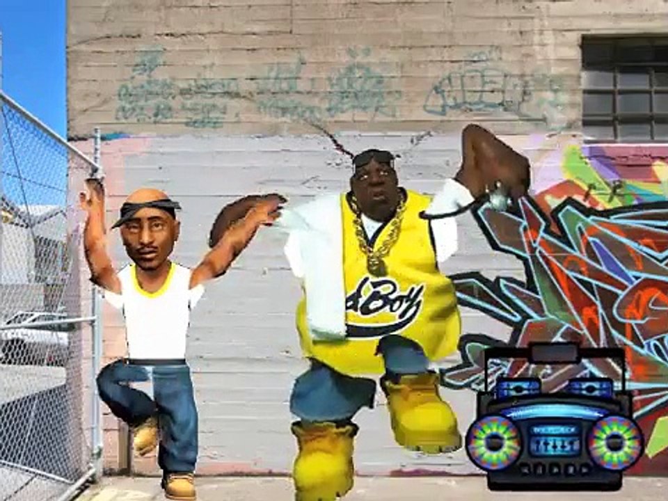 2pac and Biggie Cartoon