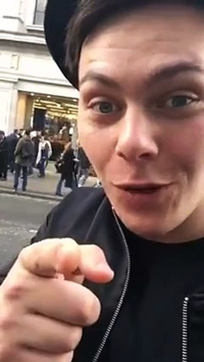 I found out where the kid who said he was going to get his boys on me works!