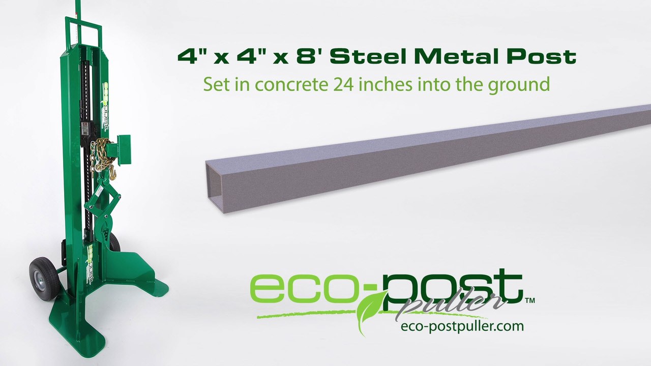 Eco Post Puller - Steel Metal Post