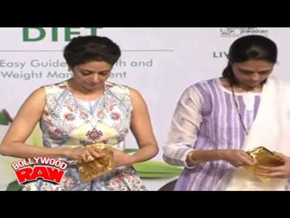 Shridevi Unveiling The Book 'Live Well Diet'