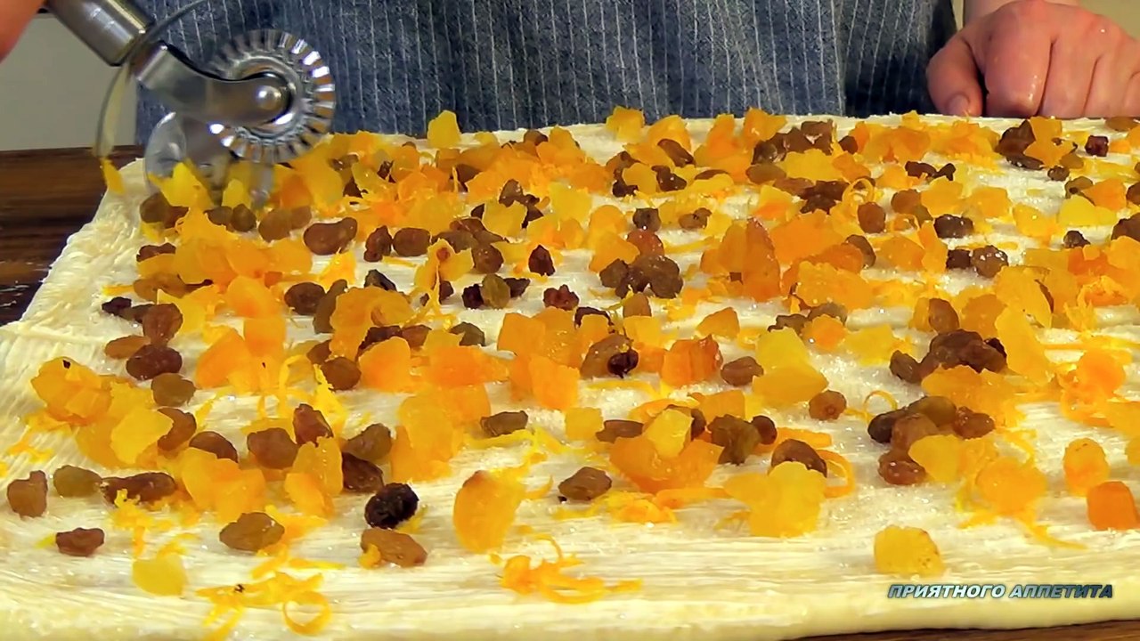 Хлеб “Гармошка“ с сухофруктами