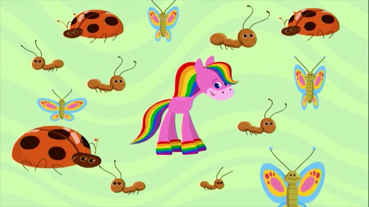 BabyFirstTV развивающий мультфильм Лошадка Радуга учим цвета, цвета для малышей